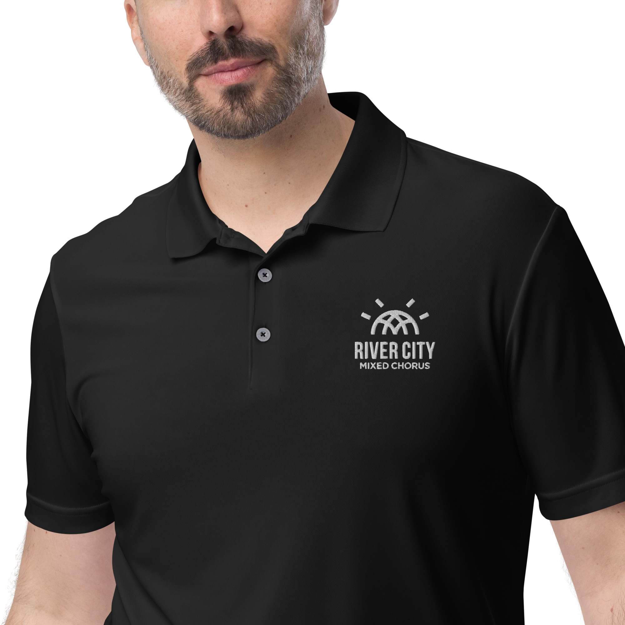 adidas \"チェルシー Emblem Polo Shirt\" SigEp Crest Space Dyed Polo by Adidas – The Sigma Phi